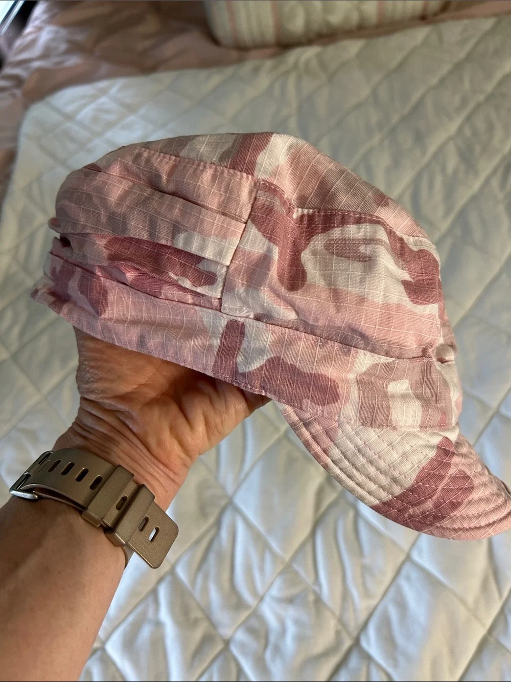 Pink Camo Girl’s Painters Cap